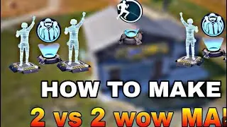 HOW TO MAKE 2v2 WOW DYNAMIC MAP / NO ROOM CARD MAP  / wow 