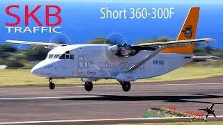Flamenco Cargo Short 360-300F in action @ St. Kitts Robert L. Bradshaw Int'l Airport
