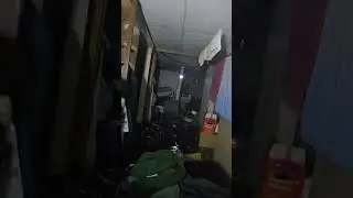 Storm surge filmed from inside floating house, Kwigillingok, Alaska - October 13, 2025