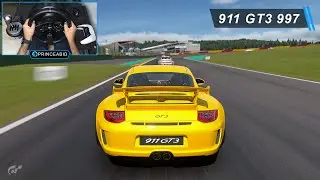 Porsche 911 GT3 997 | Gran Turismo 7 | Steering Wheel Gameplay | PS5 4k60