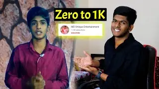Roast My Self 😂 || Zero To 1k Subcribers Journey || Md Unique Entertainment