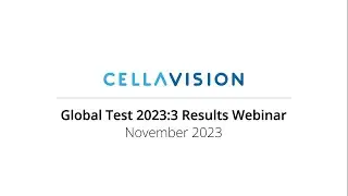 CellaVision Global Test 2023:3: Agglutination