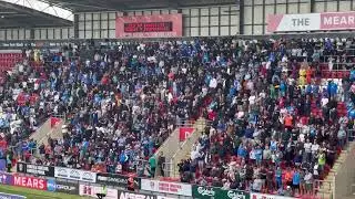 Incredible turnout: Peterborough United fans vs Rotherham United away - 3/5/2025