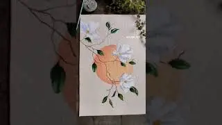 Acrylic Painting on Handmade Paper