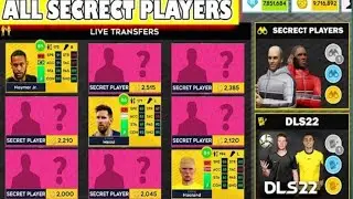 OPEN TOP  11 SECRET AND LEGENDARY PLAYER👍👍💯.DLS 22 [R2G22] Messi .mbappe
