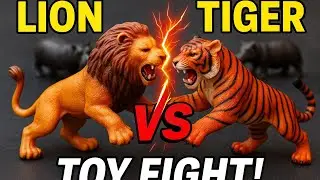 &ldquo;Lion vs Tiger Toy Fight 🦁🐯 | Realistic Animal Toy Battle | Kids Toy Video&rdquo;