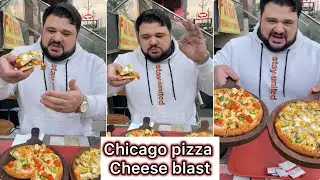 Chicago pizza cheese blast pizza 