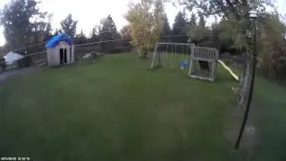 MiniQuad Learning banked turns