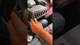 K&N air filter installation for Toyota Vios AC100 #knn