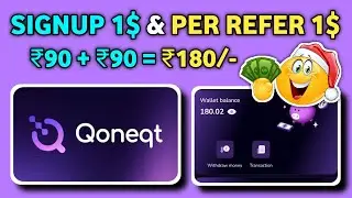 Qoneqt App Offer - ₹90/- Per Refer & ₹90/- Signup Bonus | Qoneqt Referral Code | Telugu Technologia