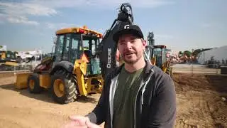 John Deere debuts electric backhoe prototype at The Utility Expo 2021