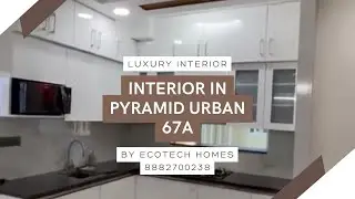 2 bhk flat interior in pyramid 67 a ,gurgaon by ecotech homes gurgaon 8882700238
