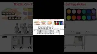 TENZ Fully Automatic 6-Color Ceramic Valve Filling Machine for Foundation Makeup Concealer Cream