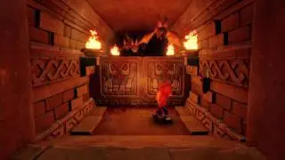 Crash Bandicoot (PS4) Level 13: Temple Ruins (All Boxes)