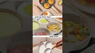 Nipiin Non-Stick Egg Pan 🍳 Perfect for breakfast! #KitchenHack #Shorts #NonStickPan