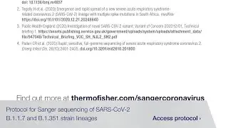 Sequencing of SARS-CoV-2 B.1.1.7 and B.1.351 strains