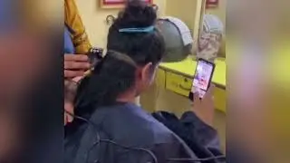 Indian girl gets an Undercut | Hair Donation