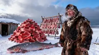 Real Life in Yakutia &ndash;60&deg;C | Ice Fishing, Meat Transport & Extreme Winter Survival