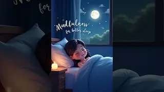 🛌 Mindfulness for Better Sleep | 1-Minute Motivational Animation  #mindfulness #motivation #anime