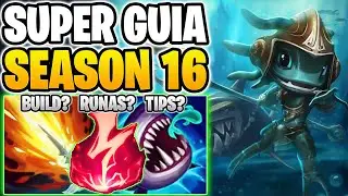 GUIA DE FIZZ SEASON 16 | COMO JUGAR FIZZ MID FACIL Y RAPIDO | HABILIDADES, CONSEJOS, BUILD, RUNAS
