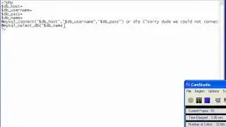 how to make a connect to mysql script