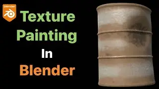 Texture painting rusty metal
