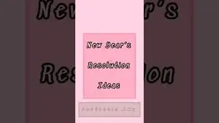 New year&rsquo;s resolution ideas#shorts #newyear #2023 #resolution