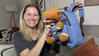 Naturally Kids Mini Backpack for Kids with Dinosaur Toy | Review