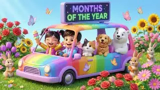 Months Of The Year Song | 12 Months of the Year | Kids Songs | Nursery Rhymes | Kids Cartoons