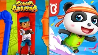 Subway Surfer 🏄 BERLIN 2021 🏄&zwj;♀️VS Little Panda Run 🐼