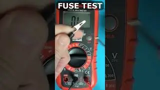 How to test a fuse with a multimeter #howto #tipsandtricks #tools #test