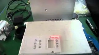 Fiber laser engraving marking machine demo video KFD-10