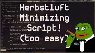 Minimizing script for herbstluftwm