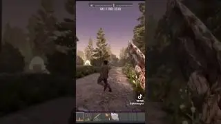 Zombie Runs Away?!? @TheFunPimps  #7daystodie #7dtd #twitchclip #smallstreamer #kdubbz #funny