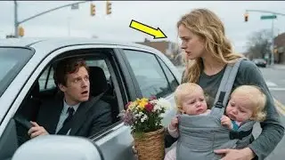 Madre pobre vende flores con sus gemelos en el frío… hasta que un multimillonario la ayuda