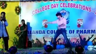 Rx100 hero karthikeya  dance performance in First movie promotion at nlg || ncop nlg || kartikeya