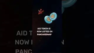 🎉 Big News! Aid Token is now LIVE on PancakeSwap! 🚀🥞 #token #blockchain #crypto #cryptocurrency