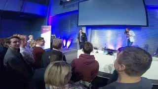 Cpt Joe at Berlin Pilot Expo - behind the scenes