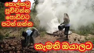 පොල්කටු පුච්චන ව්‍යාපාරයක් පටන් ගන්න කැමති ඔයාලට ගොඩක් වැදගත් වෙයි #kalumvlogs