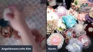 Shabby Chic Fabric Flower Making with Karen!