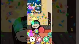 Сагда нажимает таинственную кнопку в Toca Boca &mdash; что выскакивает? #tocaboca #игры #эстетика