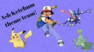 Ash Ketchum Theme Team!! // Pokemon Brick Bronze PvP!