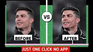 Increase your photo quality in just one click no App required/ free photo enhancer/HD photo quality 