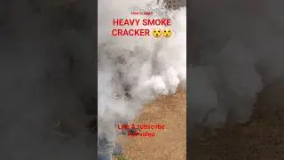 HEAVY SMOKE GRENADE 😱 CRACKER #experiment #scienceexperiment #crazyone #fireworks #crackers #dewali
