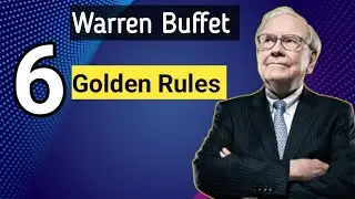 6 Golden Rules Of Warren buffet | Money management skills |Rich Mindset 