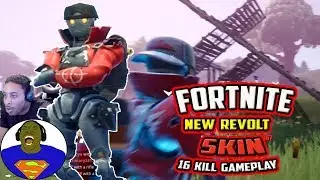 FORTNITE *NEW* REVOLT SKIN GAMEPLAY - REBEL AND REVOLT SKINS ARE DOPE