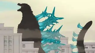 Godzilla Minus One Atomic Breath Scene Ginza | Recreaci&oacute;n | Stick Nodes Animation 