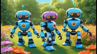 Counting Robots Beep Beep | Nursery Rhyme Song for Kids