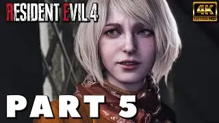 RESIDENT EVIL 4 REMAKE - CHAPTER 5 - Full Gameplay Walkthrough [4K PC] - FULL GAME (No Commentary)