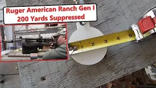 Как сохранять тишину при стрельбе из винтовки Ruger American калибра 5.56 на дистанции 200 ярдов.